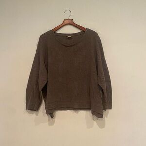 Women's Secret Treasures Knit Sleep Top Gray 2X